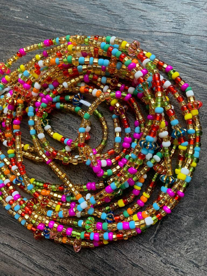Lily~ Multi Colored Waist Bead