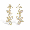 Limenitis 14K Gold Butterfly Earrings