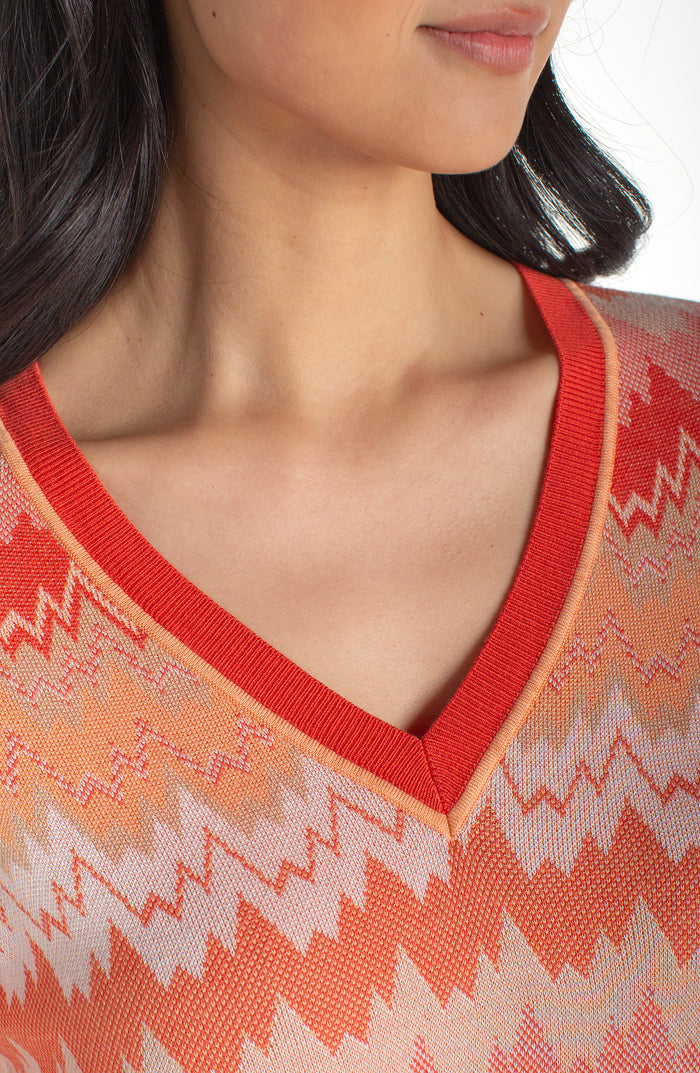 Liverpool 3/4 Sleeve V-Neck Sweater