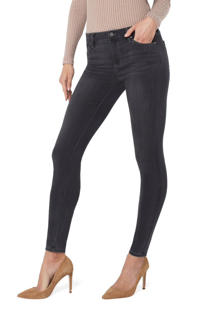 Liverpool Abby Skinny (30" inseam) (Meteorite Wash)