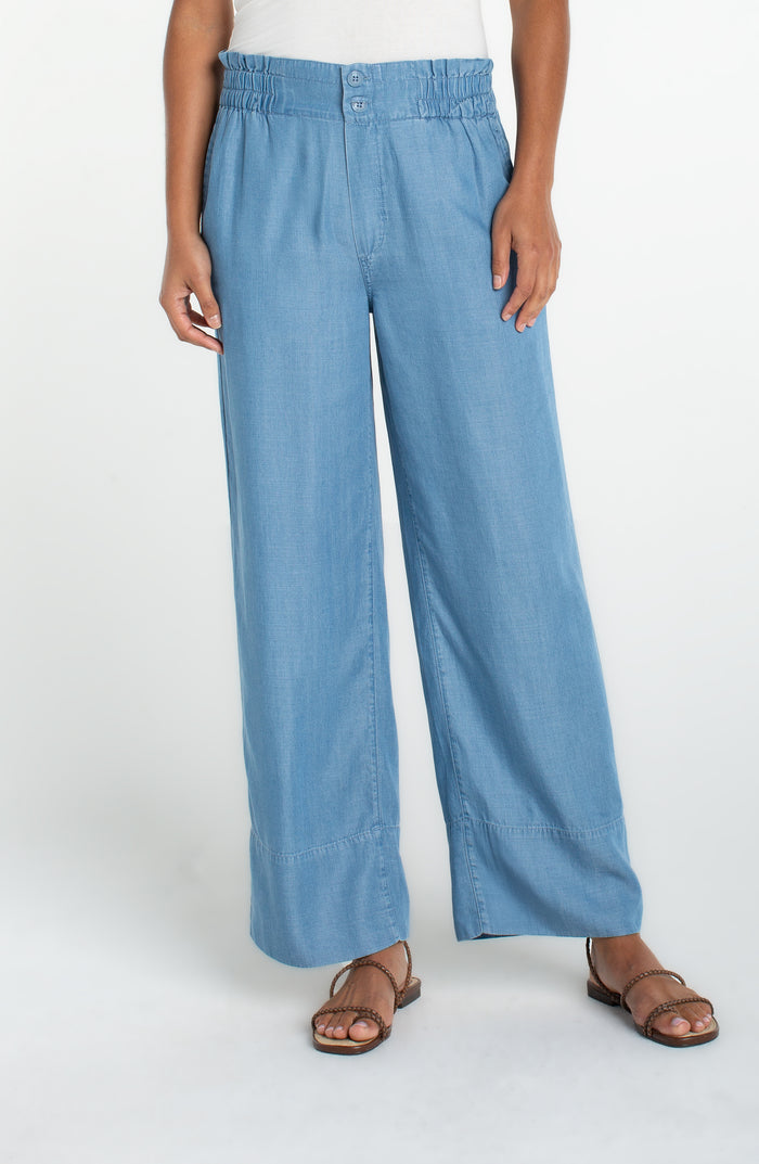 Liverpool Cinch Waist Pull-on Pants (28" Inseam)