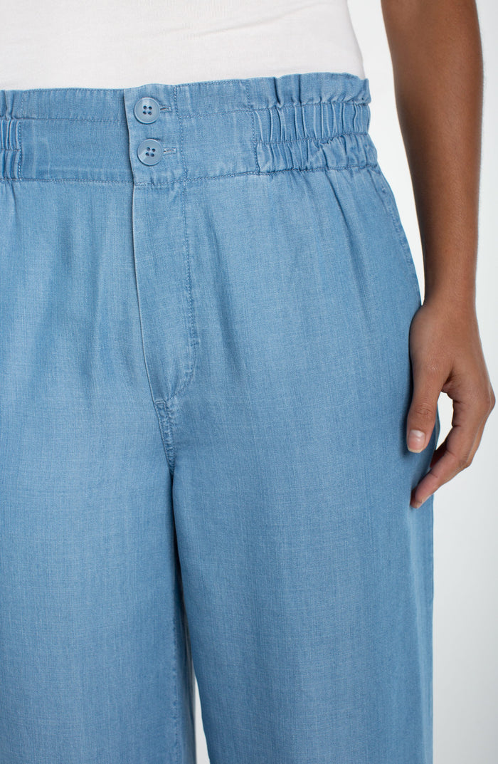 Liverpool Cinch Waist Pull-on Pants (28" Inseam)