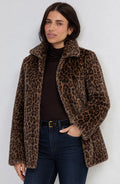 Liverpool Collared Faux Fur Coat