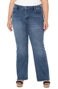Liverpool Hannah Flare Plus Size (32" Inseam) (Jensen)