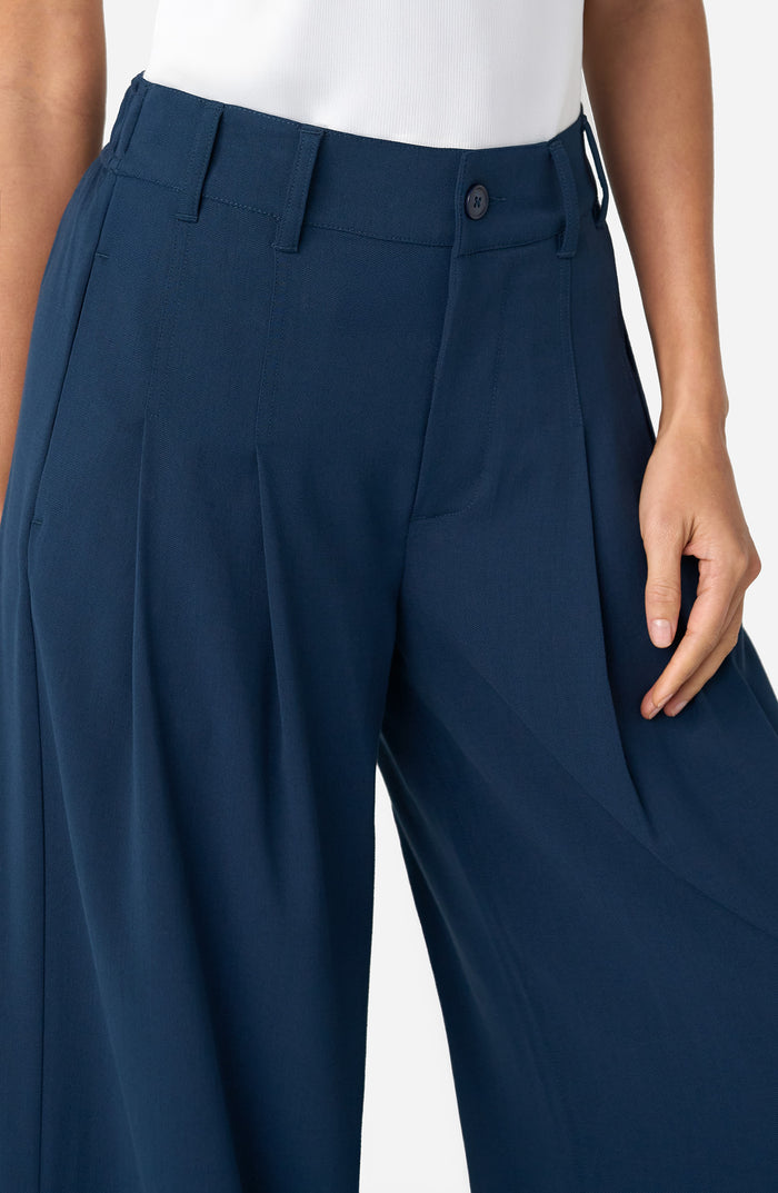 Liverpool High-Rise Pleated Wide Leg Trouser