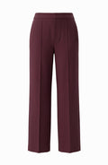 Liverpool Kayla Pull-On Wide Leg Trouser (31" Inseam) (Dark Oxblood)
