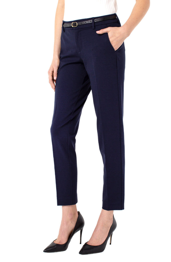Liverpool Kelsey Knit Trouser (29" inseam) (Cadet Blue)