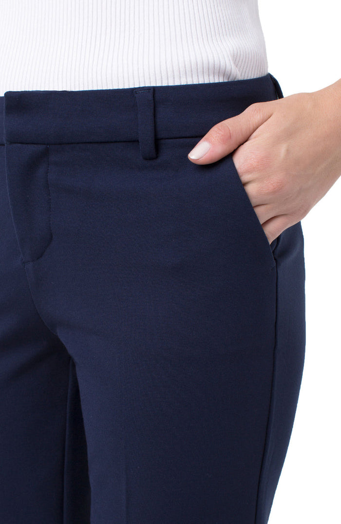 Liverpool Kelsey Knit Trouser (29" inseam) (Cadet Blue)