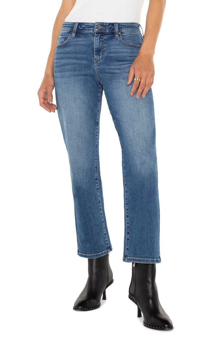 Liverpool Kennedy Crop Straight (27" inseam) (Mcallaster)