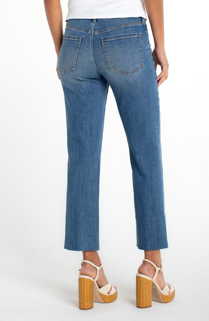 Liverpool Kennedy Crop Straight w/ Blind Hem (28" inseam) (Newport Beach)