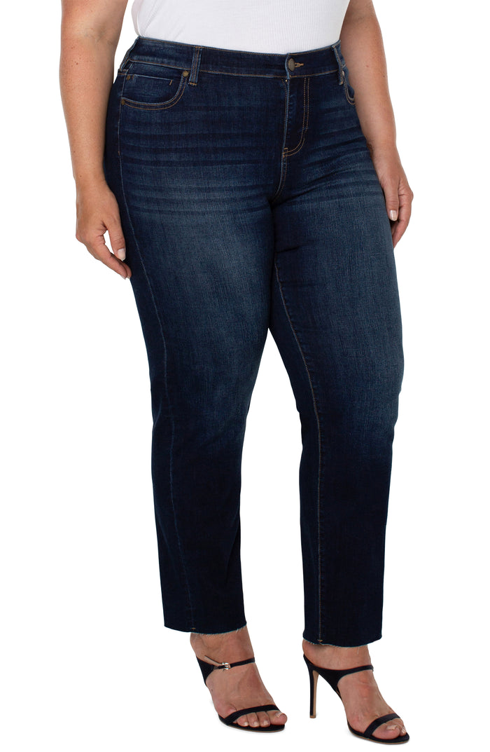 Liverpool Kennedy Straight w/ cut hem Plus (Size 30" inseam) (Clover)