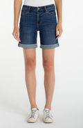 Liverpool Marley Girlfriend Short With Roll Cuff (10"/7" inseam)