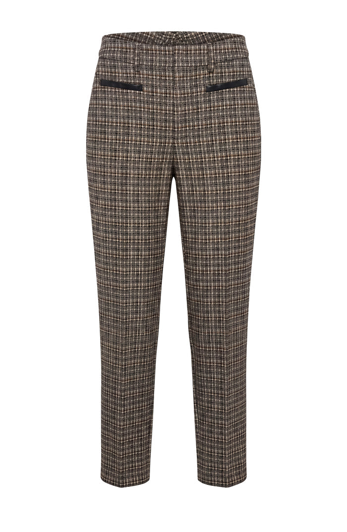 Liverpool Midrise Trouser W/ Faux Leather Trim (29" Inseam)