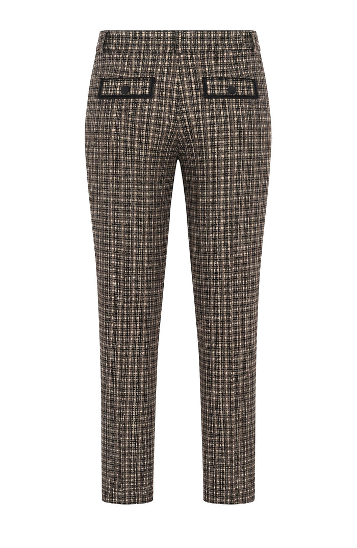Liverpool Midrise Trouser W/ Faux Leather Trim (29" Inseam)