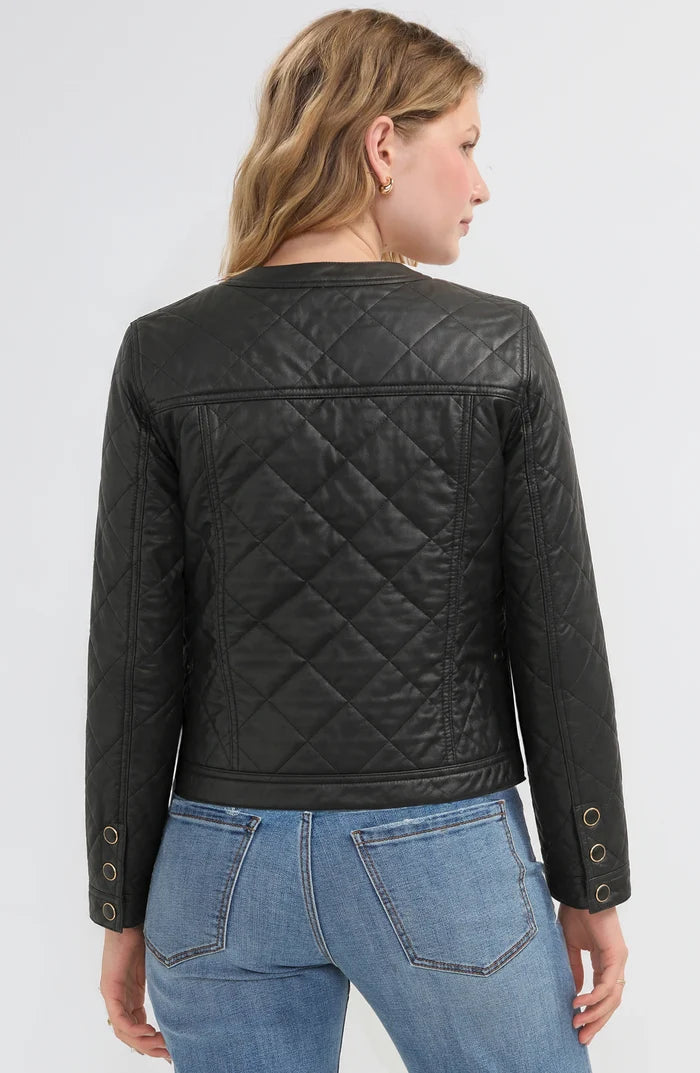 Liverpool Quilted Collarless Jacket