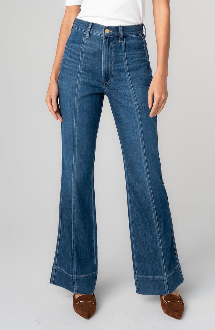 Liverpool Relaxed High-Rise Seamed Bootcut (32" Inseam)