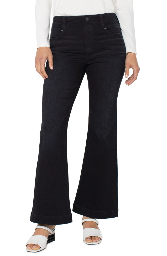 Liverpool The Gia Glider® Flare with Wide Hem (30" inseam Apollo)