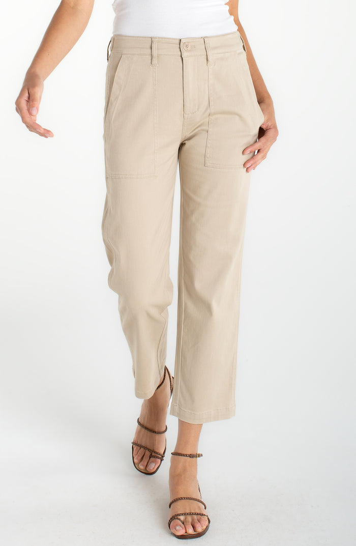 Liverpool Utility Crop With Side Tabs