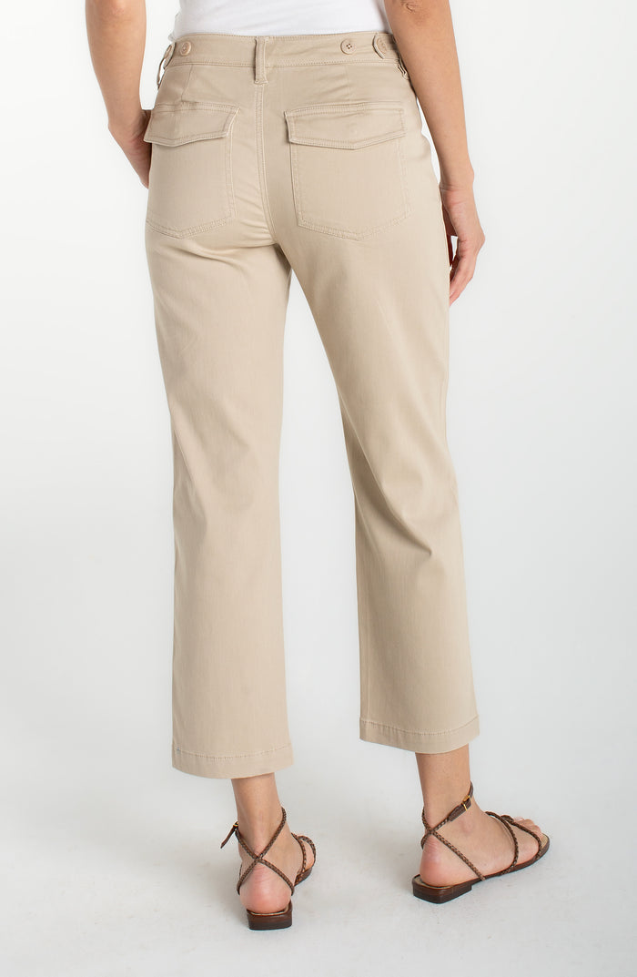 Liverpool Utility Crop With Side Tabs