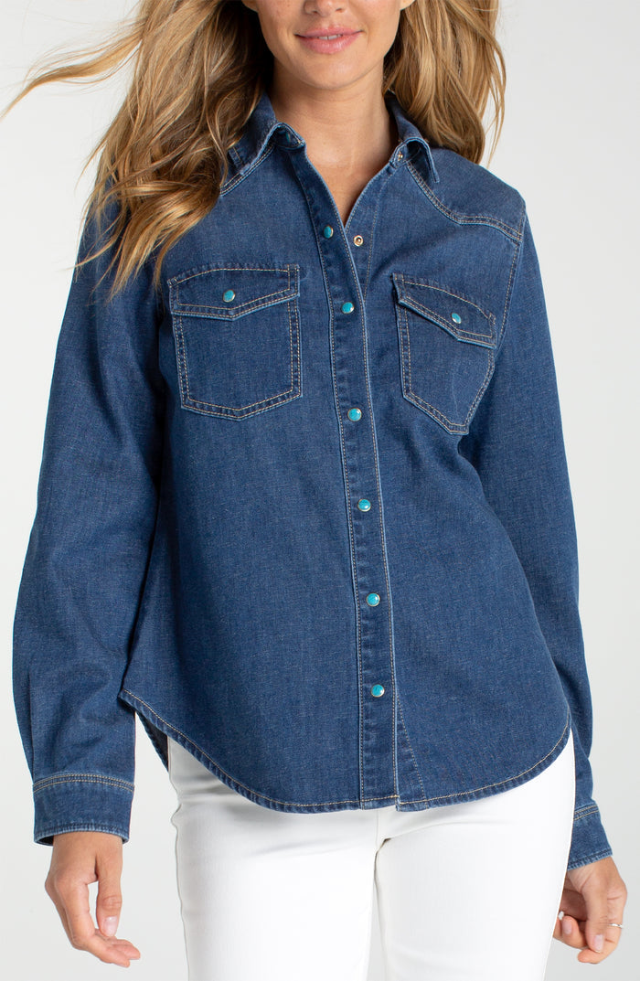 Liverpool Western Slim Shirt (Wilder)