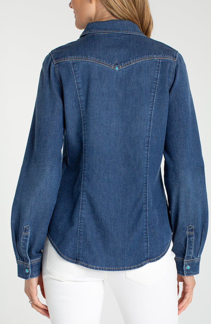 Liverpool Western Slim Shirt (Wilder)