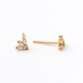 Lotus Stud Earring