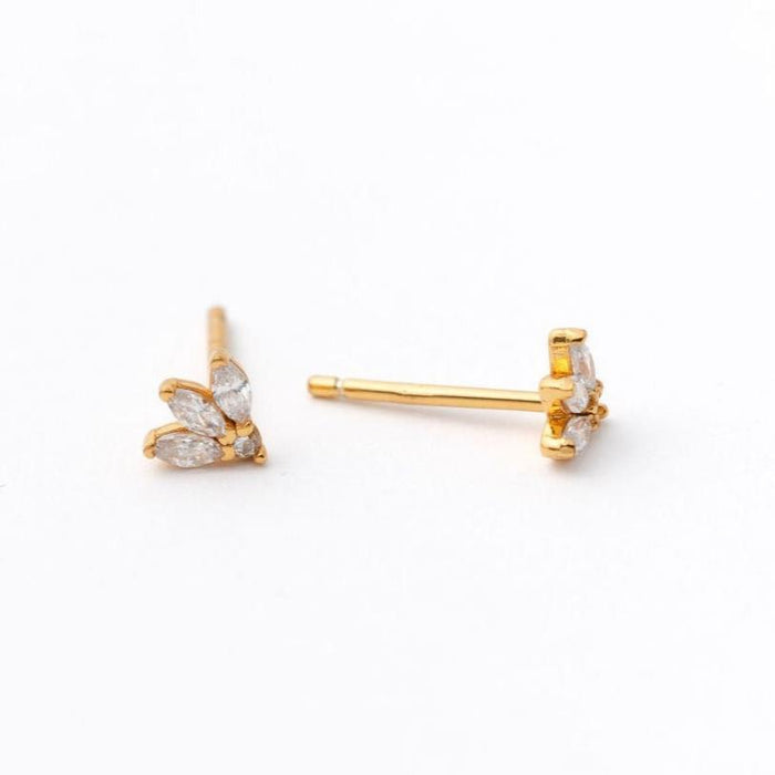 Lotus Stud Earring