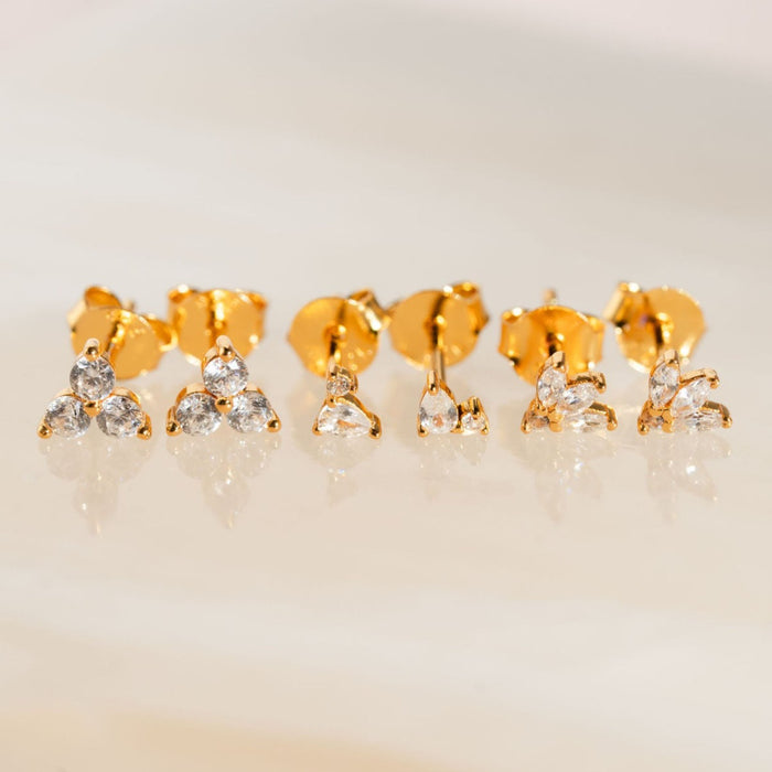 Lotus Stud Earring