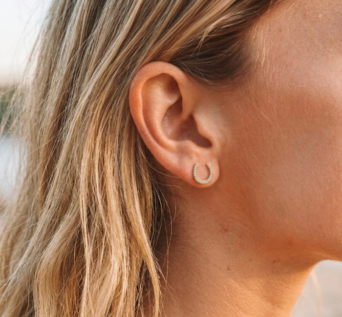 Lucky Horseshoe Earrings