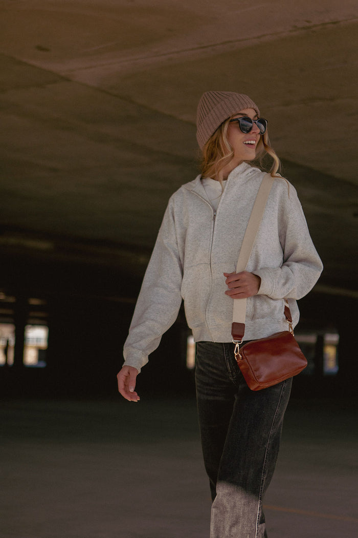 Mabel Genuine Leather Bag |  Phone Crossbody Bag