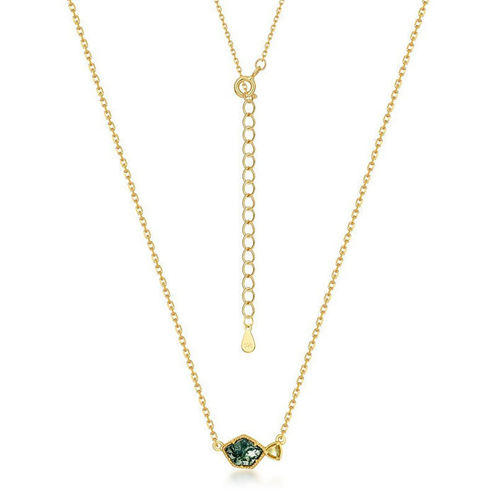 Mahault Moss Green Fish Necklace