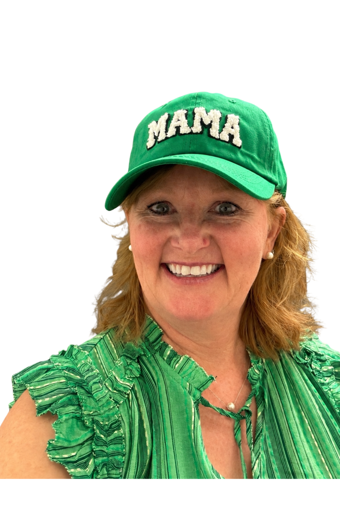 Mama Baseball Hat (Sherpa Lettering)