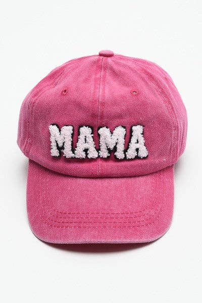 Mama Baseball Hat (Sherpa Lettering)