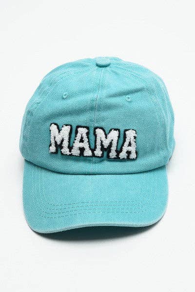 Mama Baseball Hat (Sherpa Lettering)