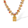 Marja Multicolor Rectangular Necklace