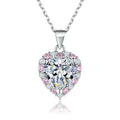 Maryline Pink Heart Necklace