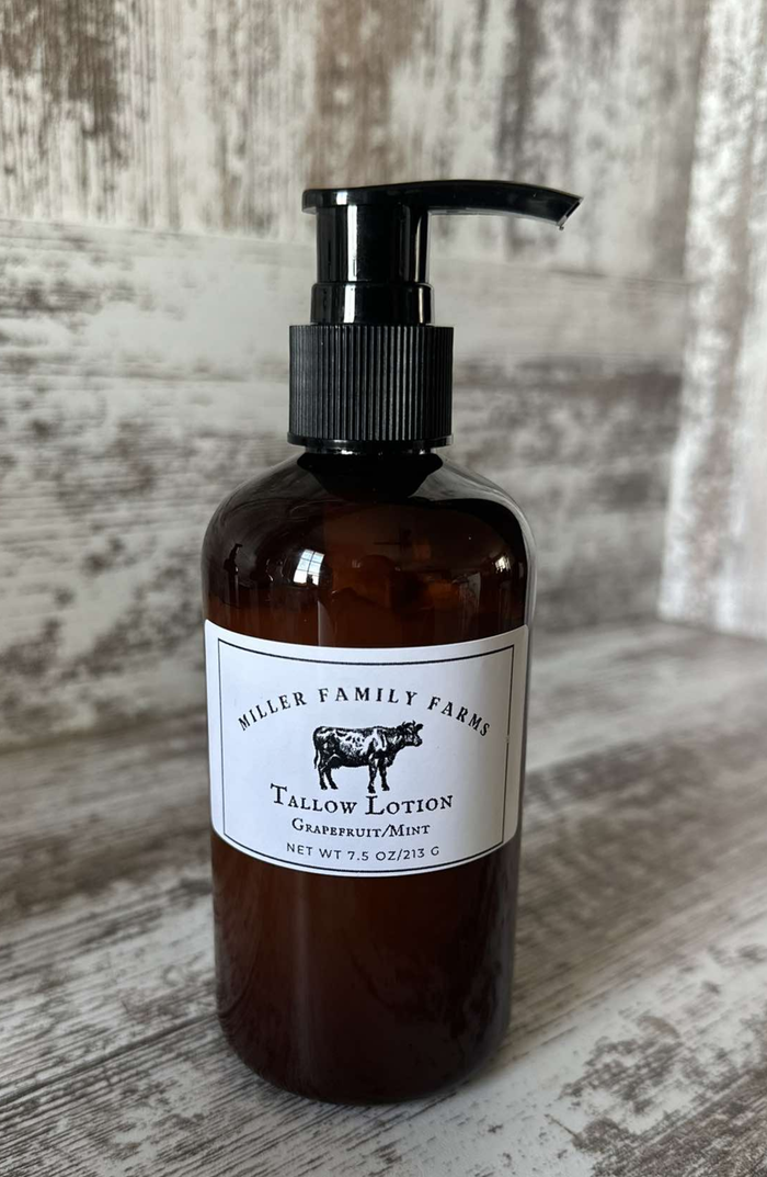 Miller Family Farms Tallow Body Pump Lotion