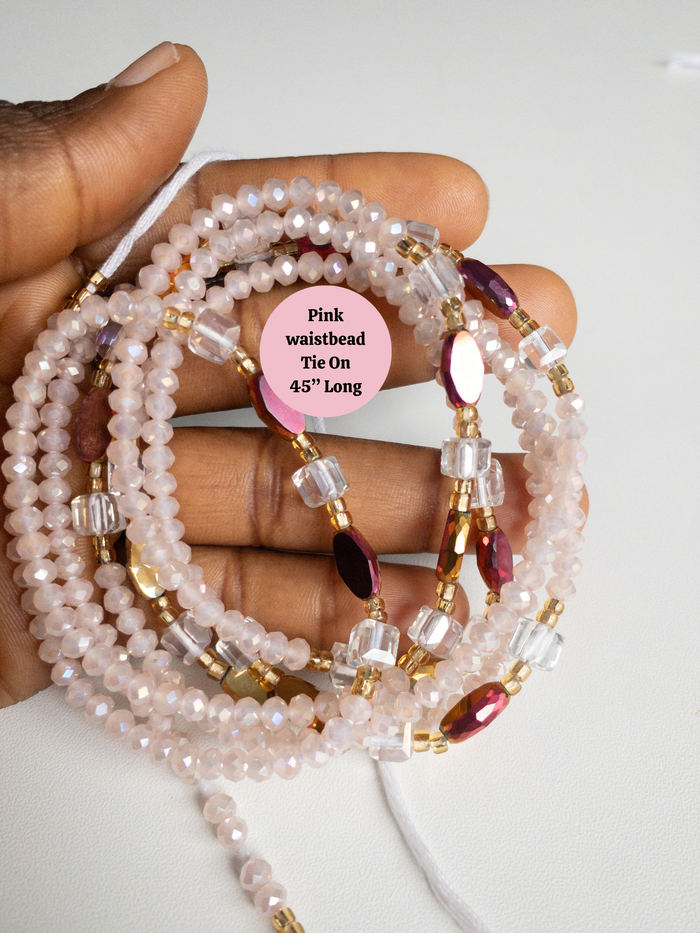 Mini Crystal WaistBeads- Assorted Luxury-WaistBeads- 45”- 50”