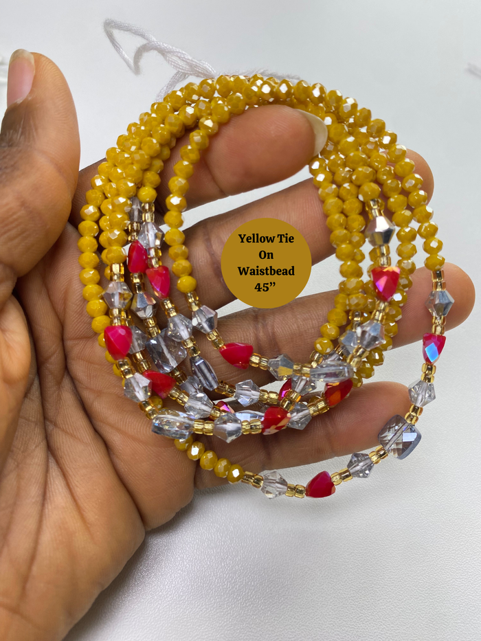 Mini Crystal WaistBeads- Assorted Luxury-WaistBeads- 45”- 50”