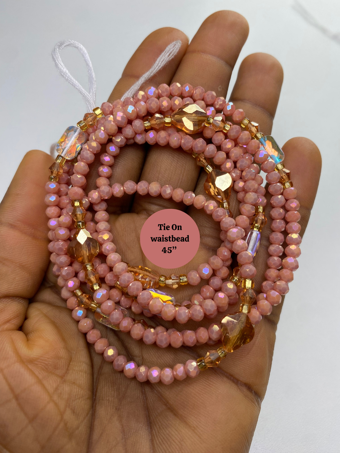 Mini Crystal WaistBeads- Assorted Luxury-WaistBeads- 45”- 50”