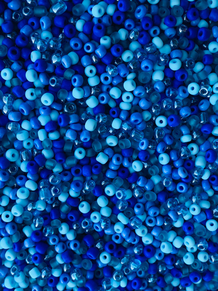 Mixed Colors- 4mm- 6/0 Glass Seed Beads For Jewelry Making,  DIY Waist beads, Bracelet Necklace Earrings