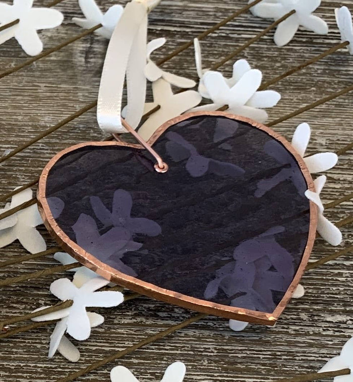 Mom Love You Back: Handmade Stained Glass Heart