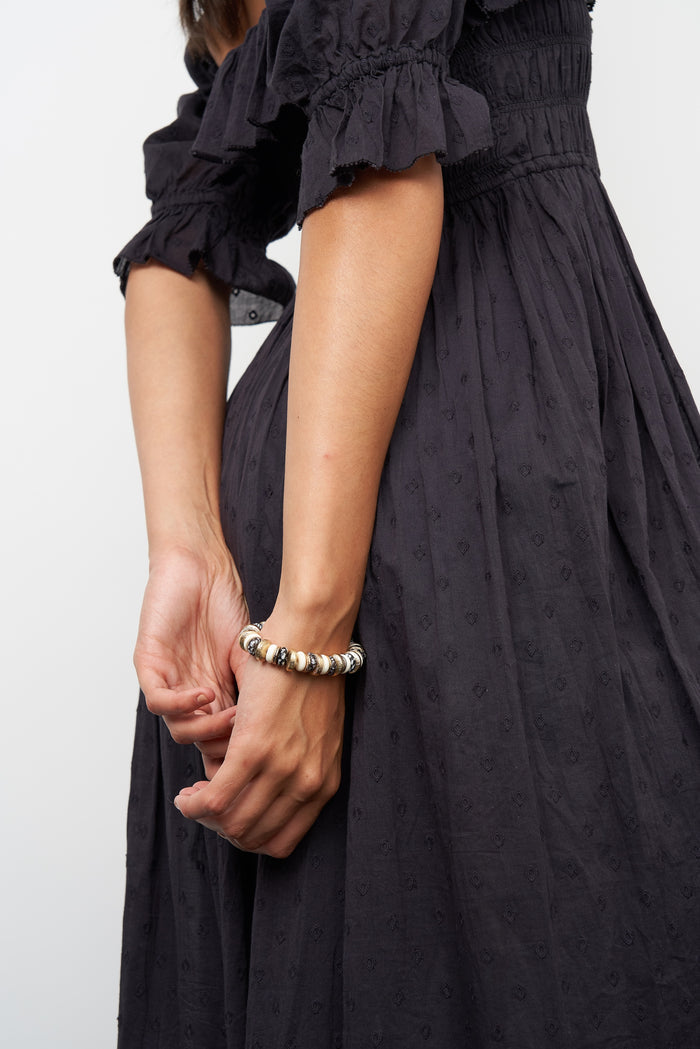Monarch Beaded Stretch Bracelet