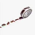 Washi tape with dog illustrations on a white background