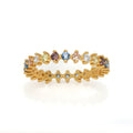 Multicolor CZ Ring