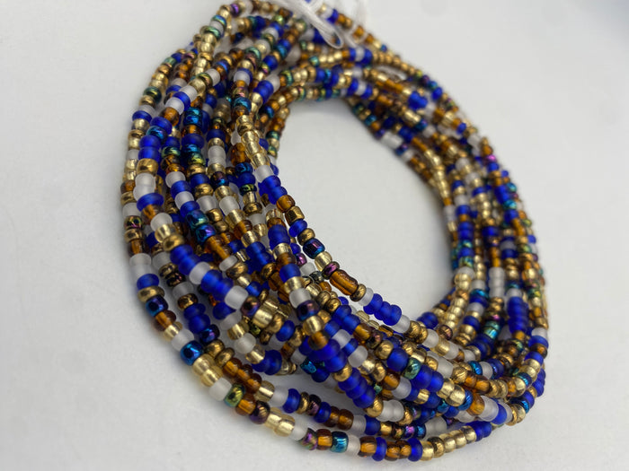 Multicolored Waist Beads | African Body Jewelry | Price per Waist Bead (45”-50”) – Tie-On