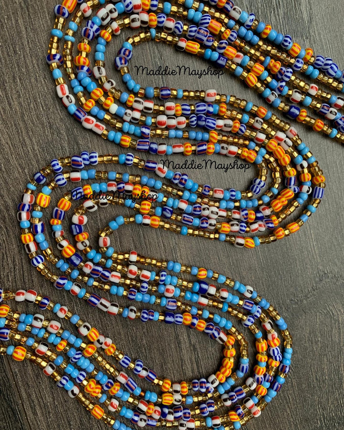 Multicolored Waist Beads