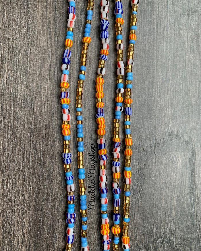 Multicolored Waist Beads