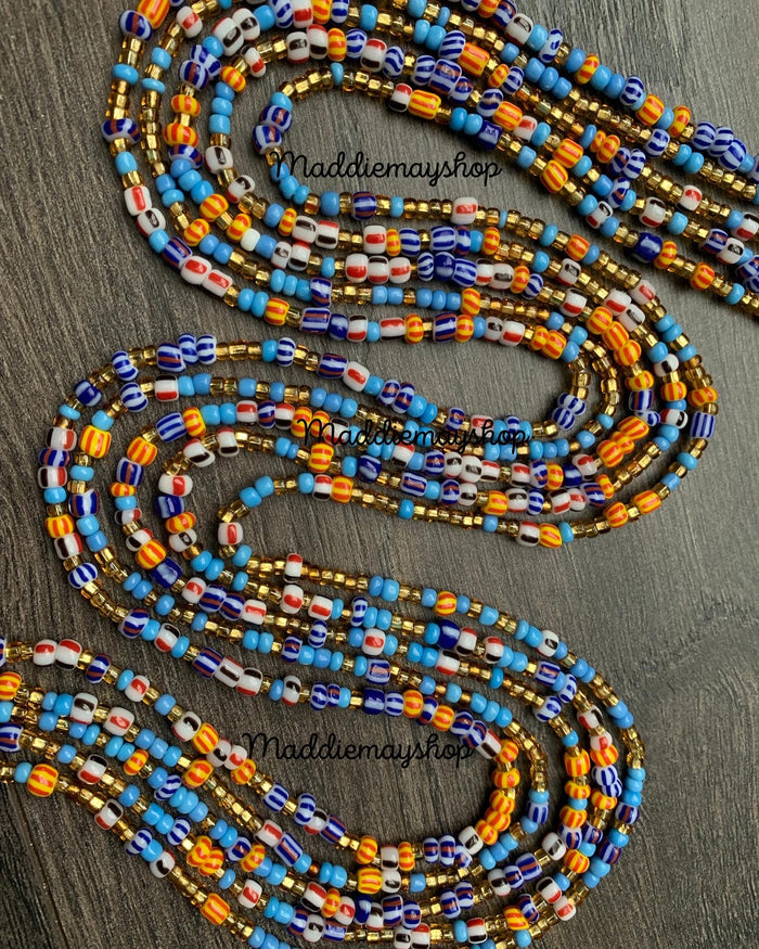 Multicolored Waist Beads