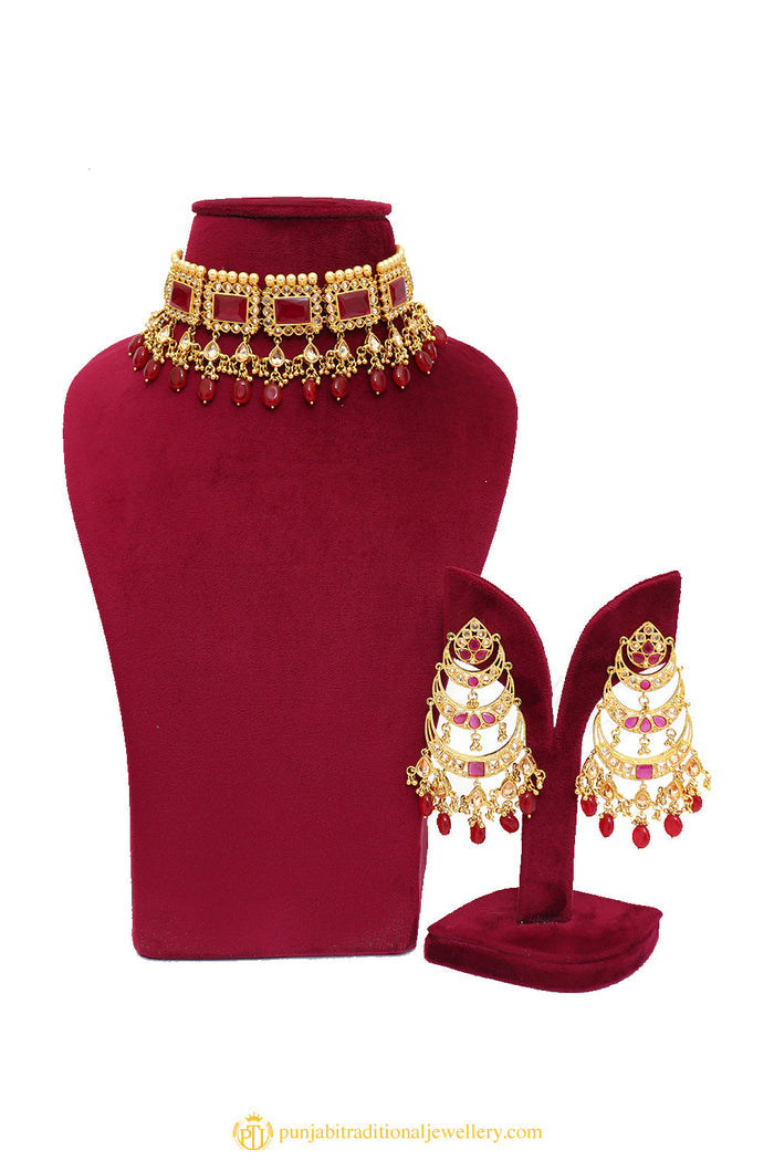 Necklace Set By Punjabi Traditional Jewellery